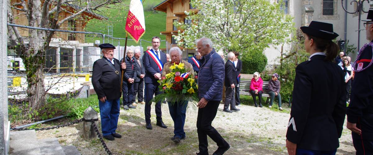 Cérémonie du 8 mai 2023 à Praz-sur-Arly - Sylvie Bessy
