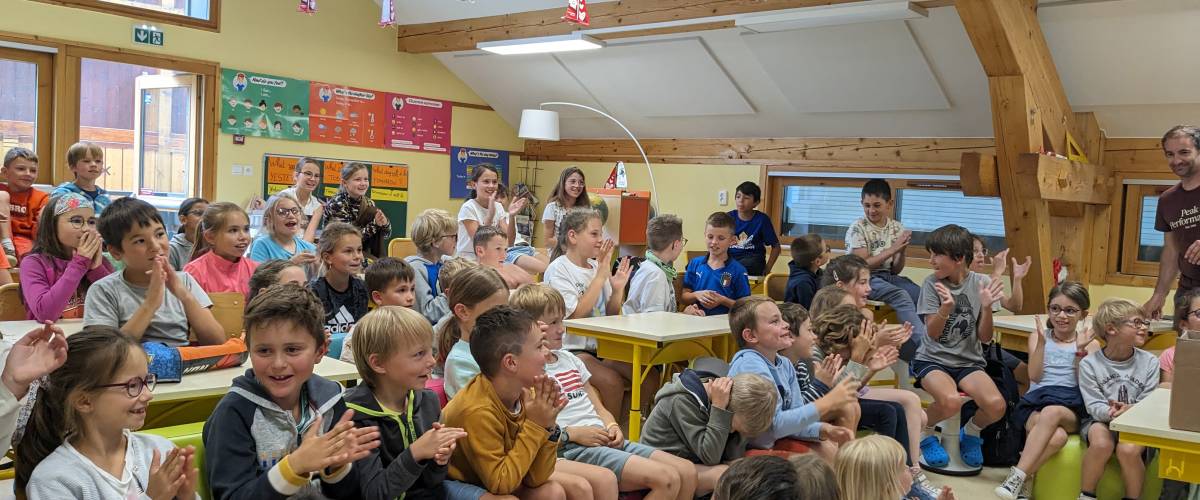 Présentation du tome 3 de la BD Les aventures de Quentin et Louis à l'école primaire des Éterlous, le 30 juin 2023 - Marie-Anaïs Lien