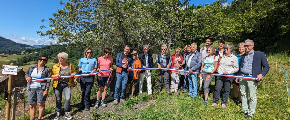 Inauguration du sentier ludique "La Thonnaz ne sonne plus", le 01072023 - Marie-Anaïs Lien