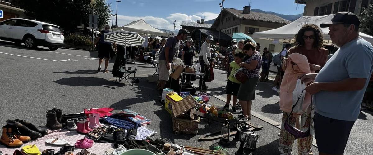 Foire à tout du 15 août 2023 - Praz-sur-Arly Tourisme