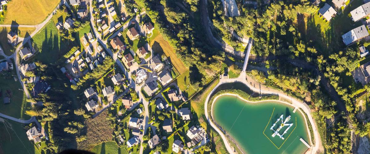 Route du Plan de Cassioz et retenue collinaire/lac de Praz, en août 2023 - Maxime Lullo