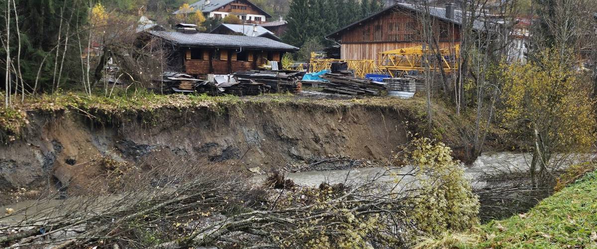Dégâts des pluies torrentielles du 14 novembre 2023, à Praz - Jean-Paul Jaccaz