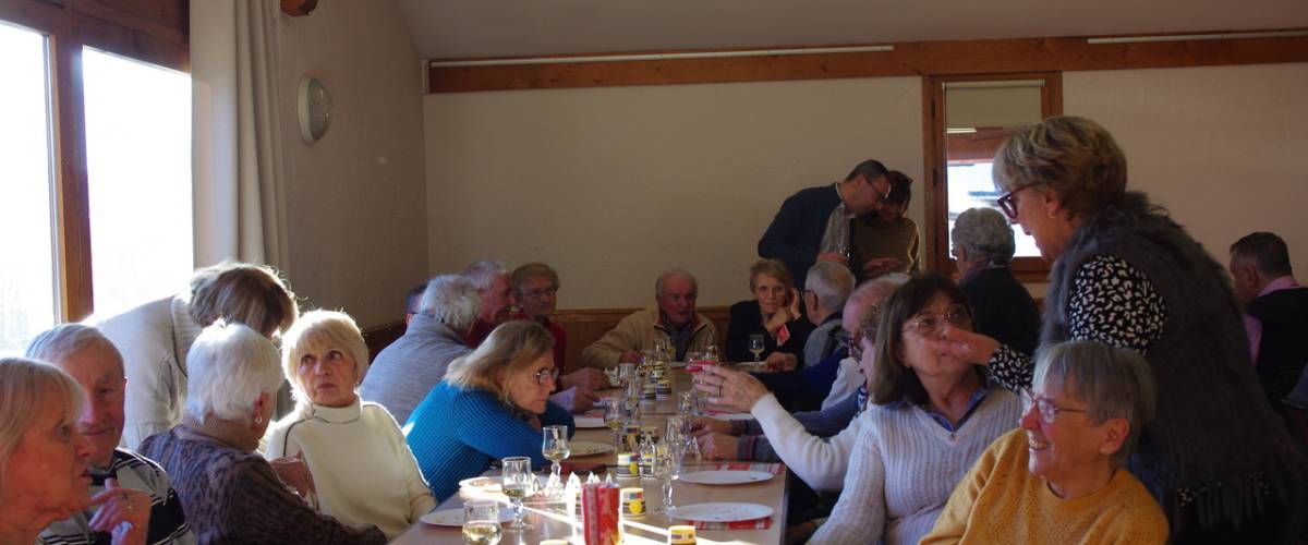 Galette des Anciens à la Maison de la Montagne, le 21 janvier 2024 - Sylvie Bessy