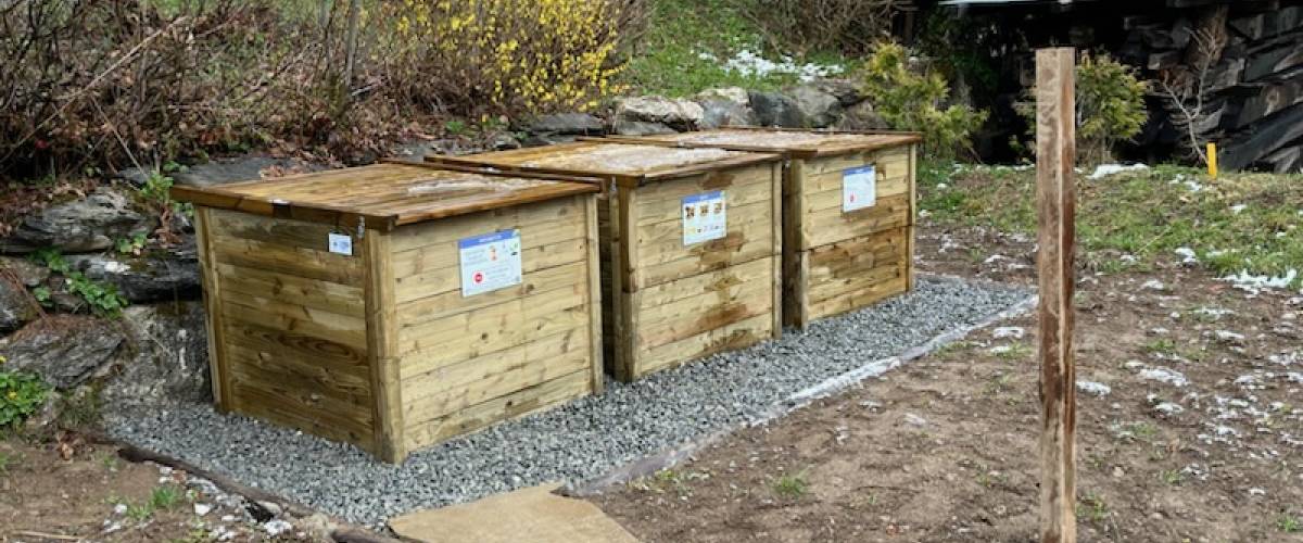 Site de compostage des Rafforts le 28 mars 2024 - Sitom des Vallées du Mont-Blanc