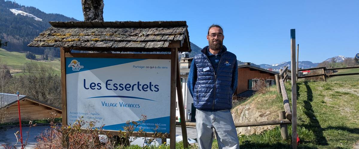 Erwan Collard, directeur des Essertets depuis début mars 2025 - Marie-Anaïs Lien