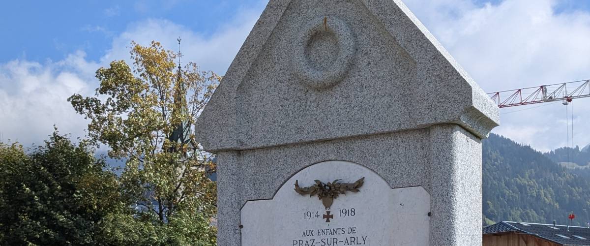 Monument au morts de Praz-sur-Arly le 02/10/2025 - Marie-Anaïs Lien