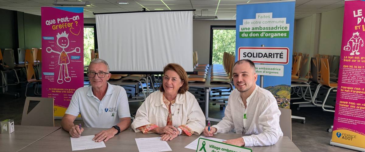 Réunion publique du 13/06/2026 : signature charte "Village ambassadeur du don d'organes" - Marie-Anaïs Lien