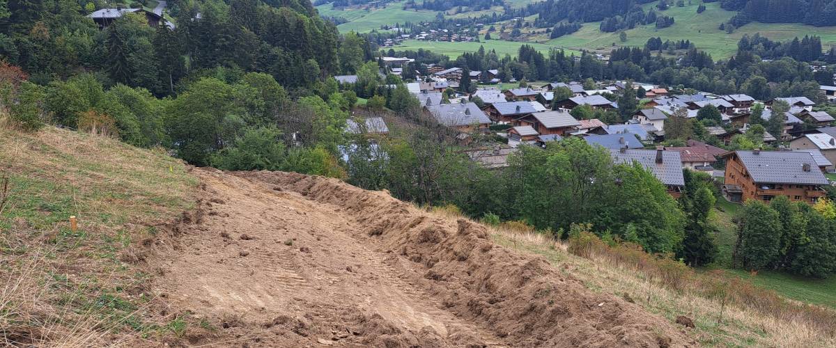 Création d'une piste d'accès au réservoir de la Côte le 10/09/2026 - Olivier Perrin