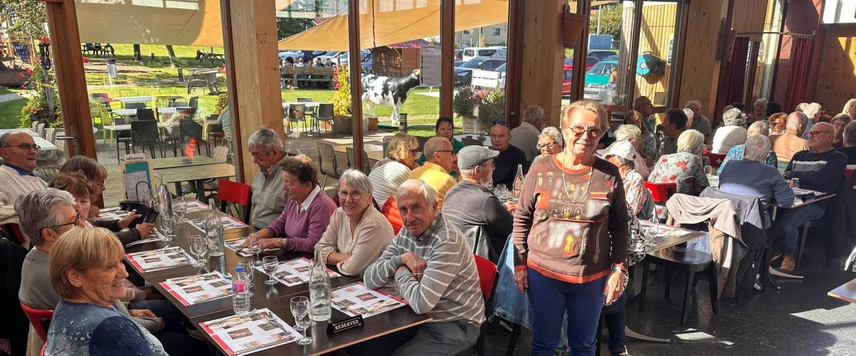 Voyage des anciens en Suisse le 15/10/2026 - Restaurant de La Maison du Gruyère