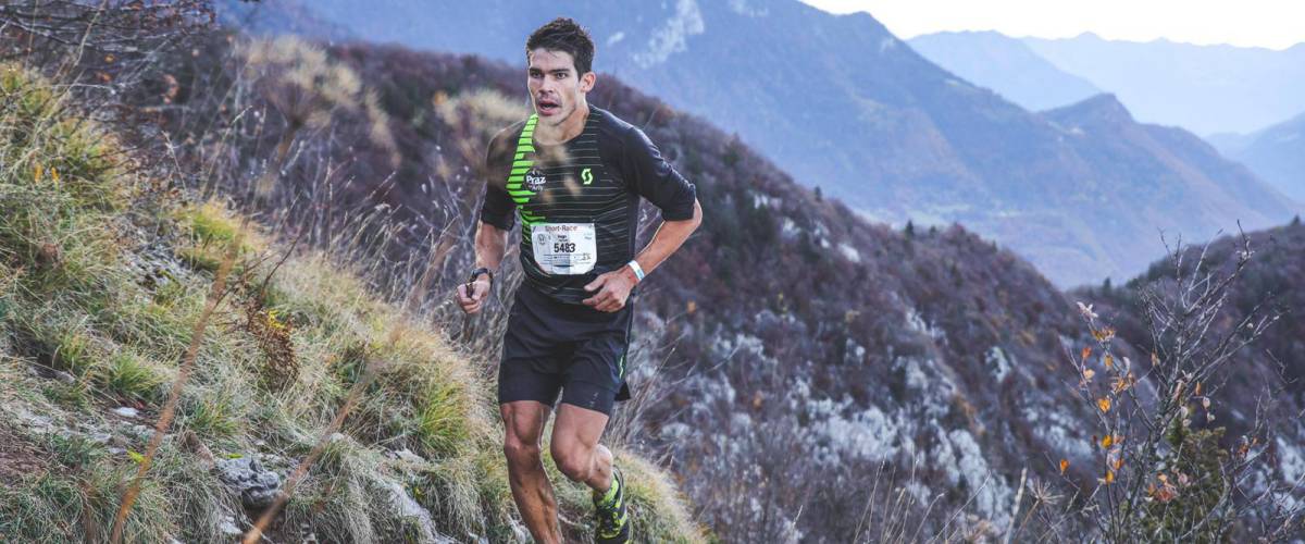 Hugo Altmeyer, le 31 octobre, lors de la Short Race (950 D+, 700 coureurs)