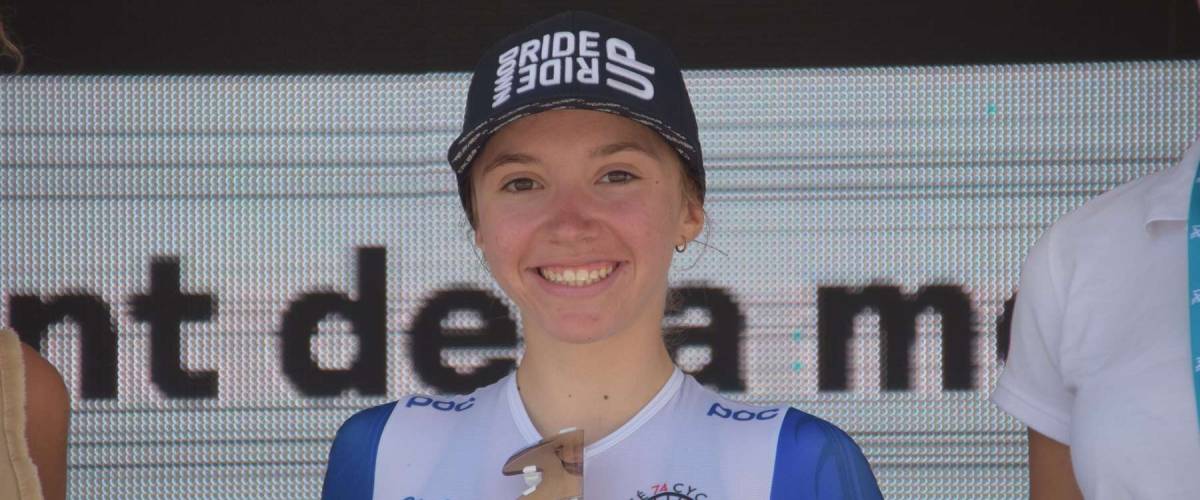Mathilde Tritz durant le Grand Prix du Valromey Tour Féminin des 11 et 13 juillet 2025 - Aurélien Regnoult/DirectVelo