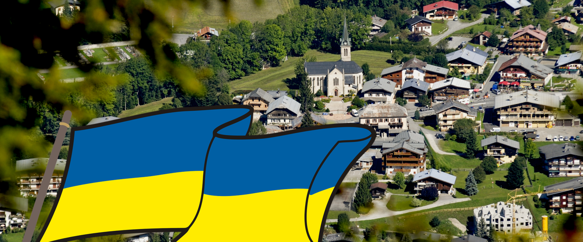 Accueil de réfugiés ukrainiens à Praz