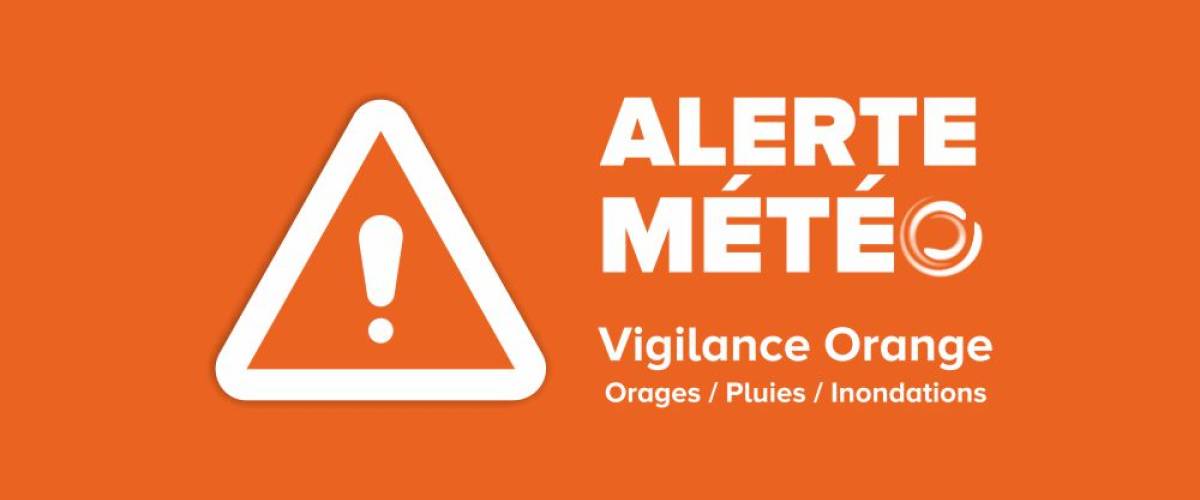 Vigilance orange : alerte météo - orages / pluies / inondations
