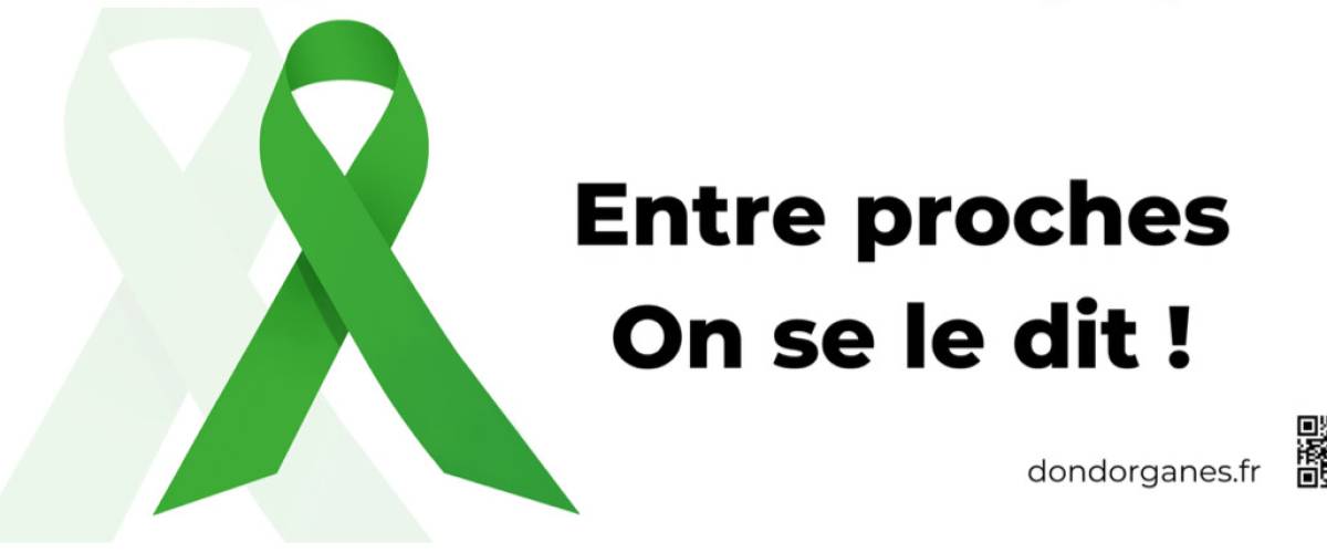 Don d'organes et de tissus - Ruban vert