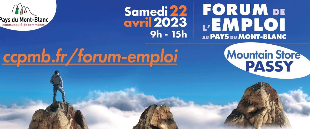 2e Forum de l'emploi au Pays du Mont-Blanc - Bandeau