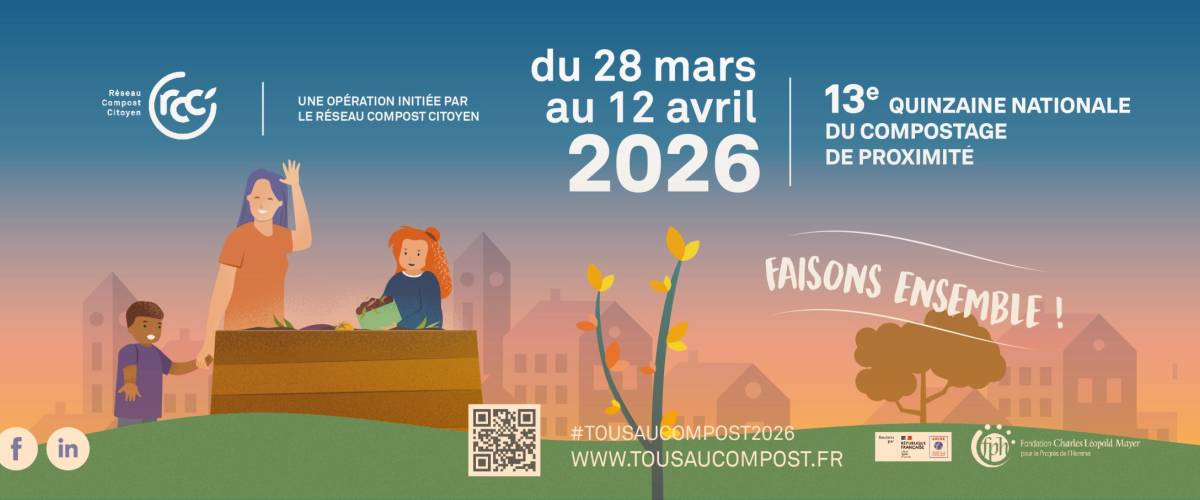 Événement Tous au compost ! prévu du 28 mars au 12 avril 2026