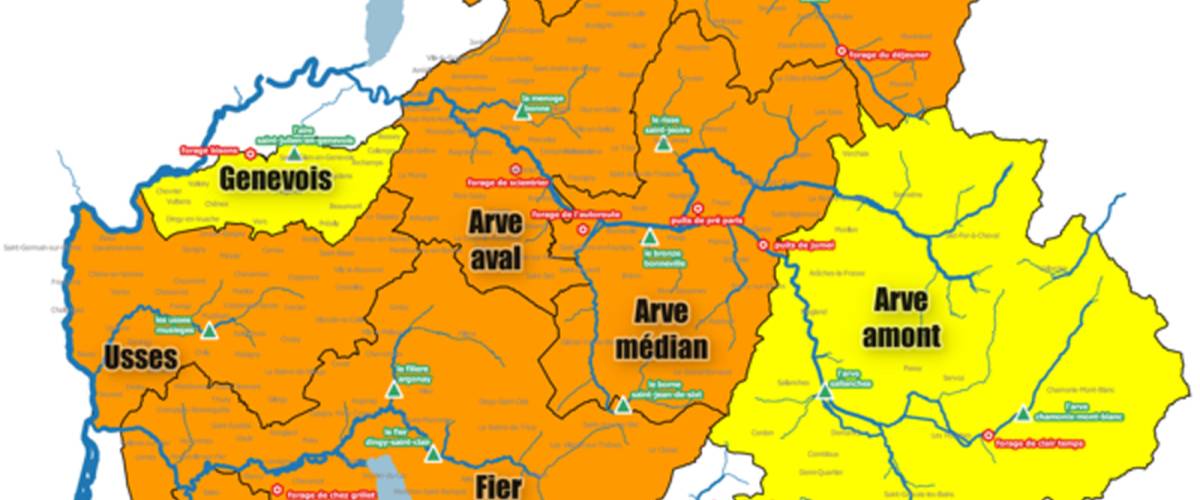 Niveau sécheresse 23 août 2023