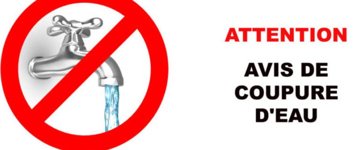 Coupure d'eau