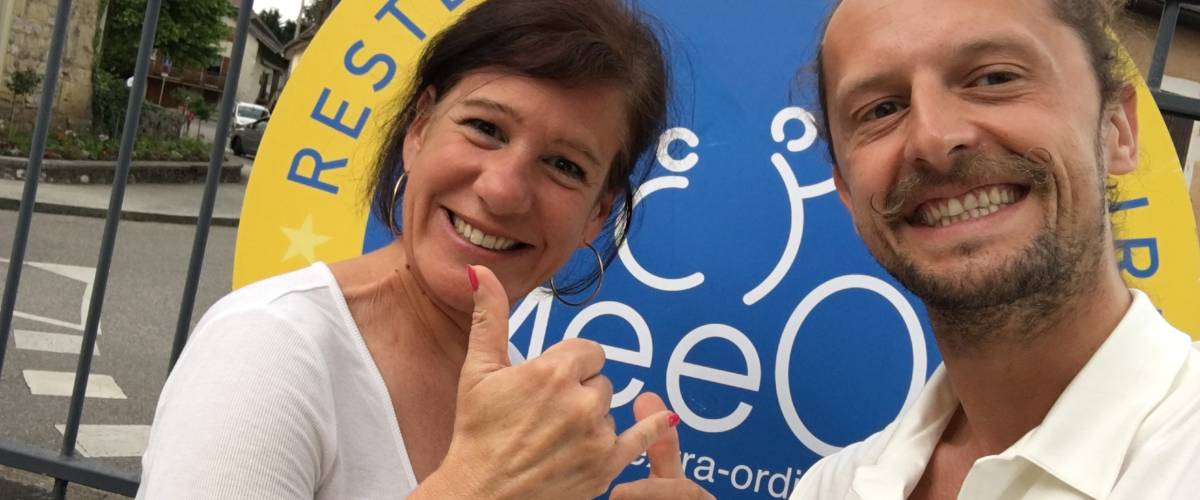 Association Ice &amp; Fire dont voici ici ses membres Félicie Petit et Antonin Chiberches