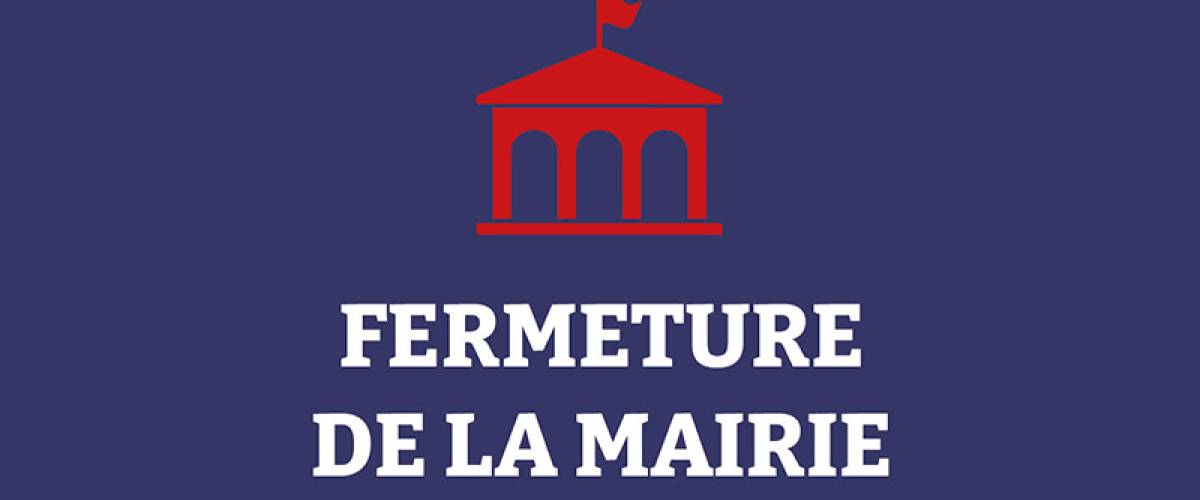 Fermeture de la mairie - Ville de Cluny
