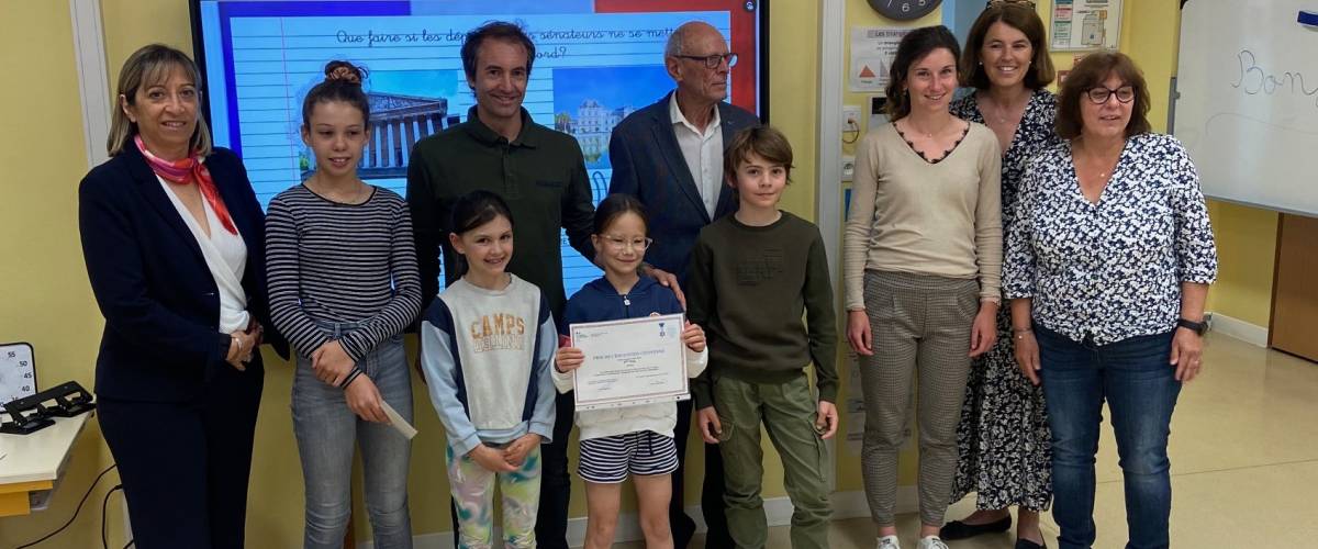 Diplôme de l’éducation citoyenne remis aux élèves des écoles primaire de Cordon et élémentaire de Praz-sur-Arly le 2 juillet 2024