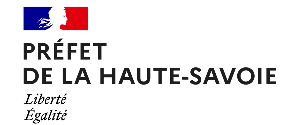 Logo du Préfet de la Haute-Savoie - format paysage