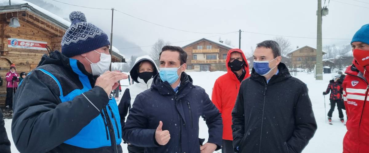Le Ministre des Transport à Praz