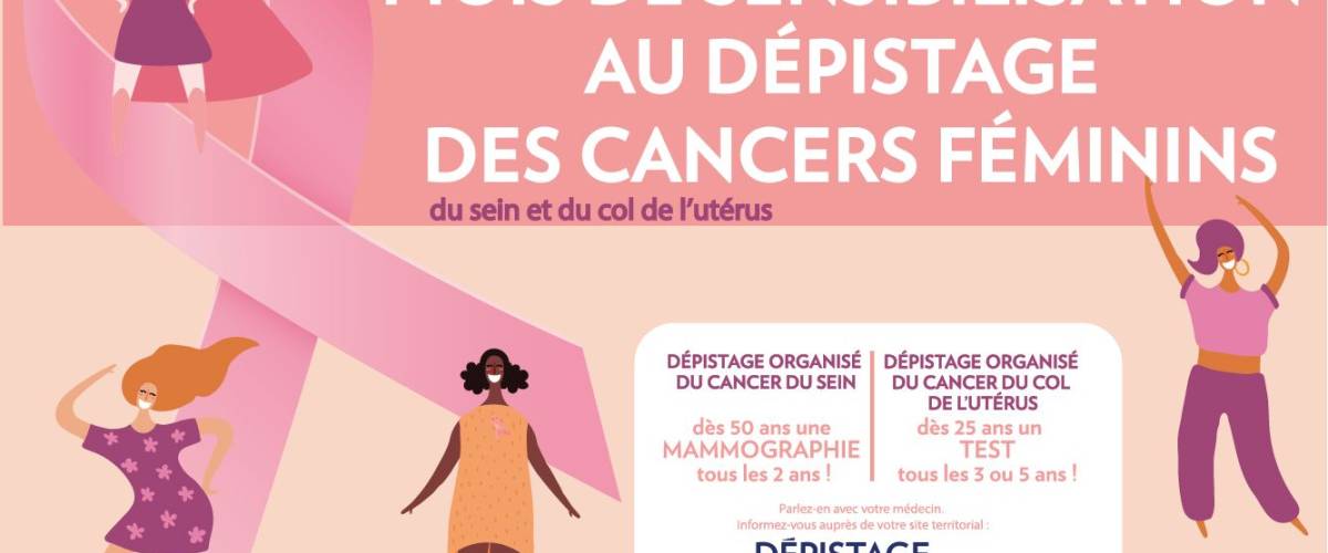 Octobre rose - Centre régional de coordination du dépistage des cancers en Occitanie