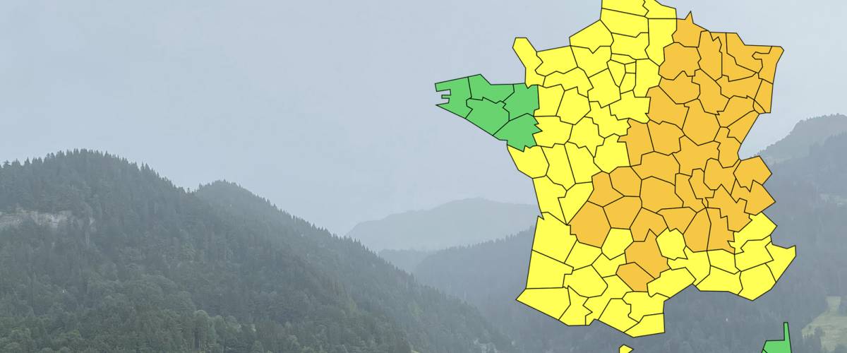 Orage le 23 juin 2022 Praz-sur-Arly