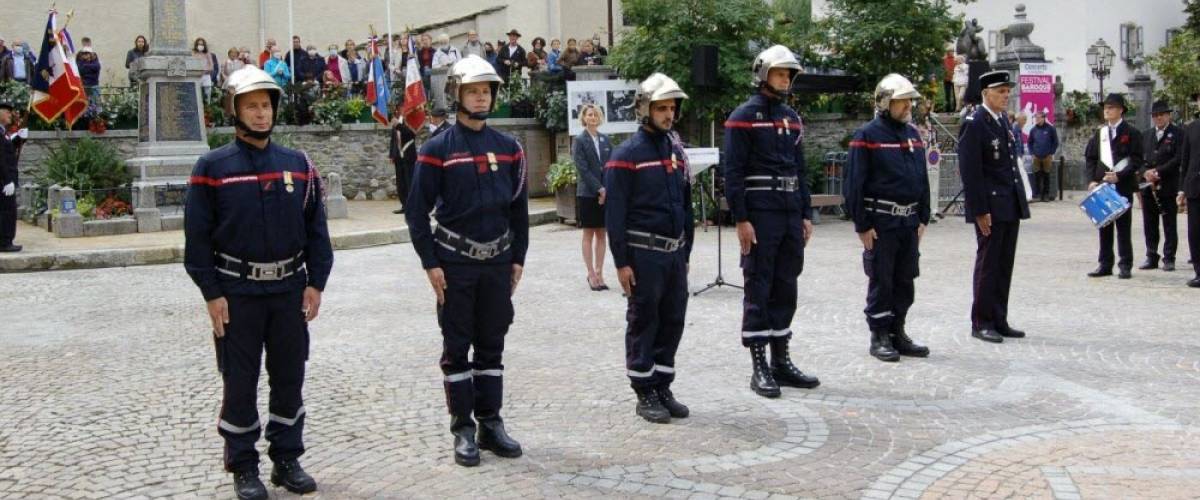 Remise de galons chez les pompiers