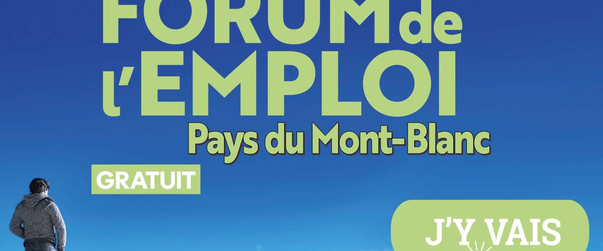 Forum de l'emploi au Pays du Mont-Blanc du 4 avril 2025 / réseaux sociaux - CCPMB