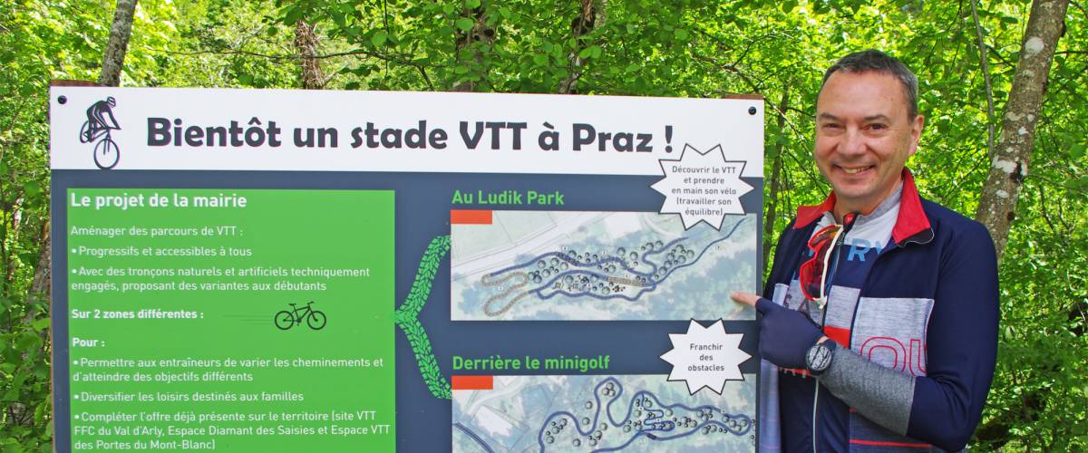Le projet de stade VTT de Praz sur Arly