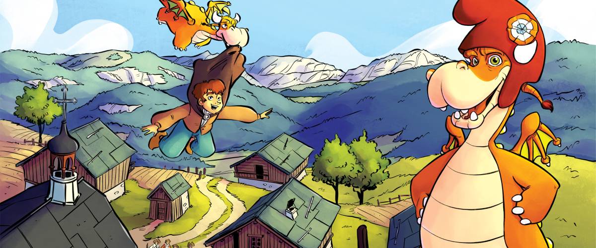 Le nouveau sentier ludique animé par une BD.