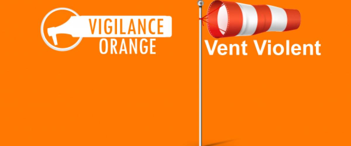 Alerte météo : vigilance orange - vent violent