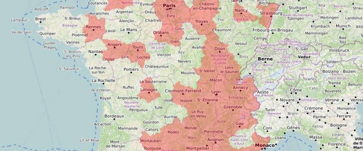 Covid-19 : zones concernées par le couvre-feu en France à partir du 23 octobre 2020 soir