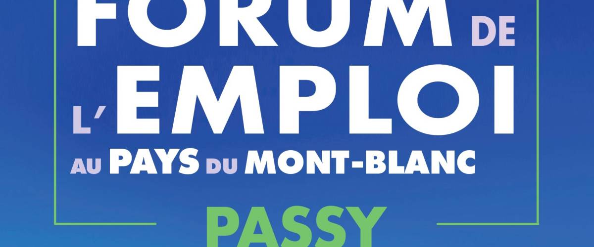Forum de l'emploi au Pays du Mont-Blanc du 4 avril 2025 - CCPMB