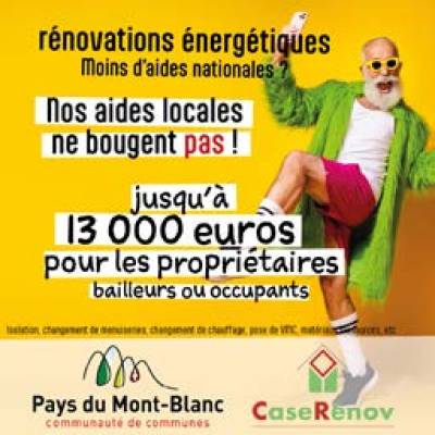 Rénovation énergétique, service CaseRénov - CCPMB