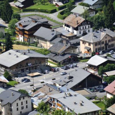 Village de Praz-sur-Arly le 2 juillet 2009