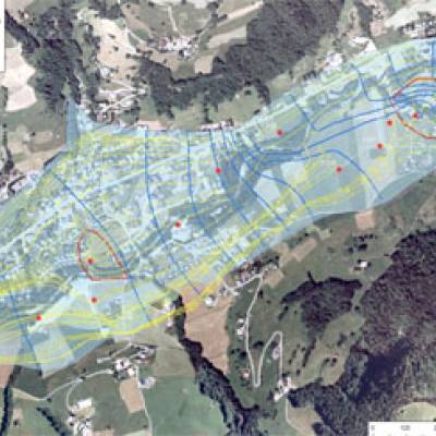 Etat de la nappe phréatique à Praz - Bilan eau et assainissement 2009