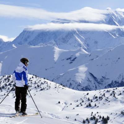 Le domaine skiable de Praz le 4 avril 2010