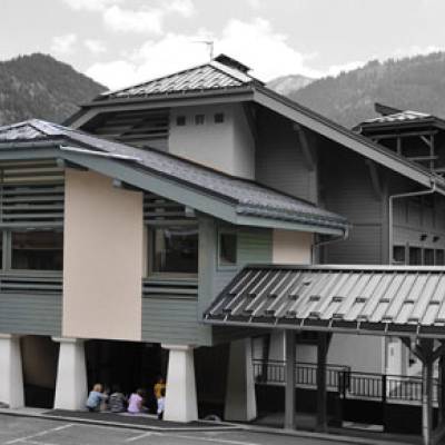 Nouvel emplacement de la bibliothèque en juillet 2010 - Mairie de Praz-sur-Arly