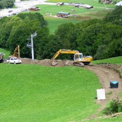 Réseau de neige de culture : suite des travaux effectuée en août 2010