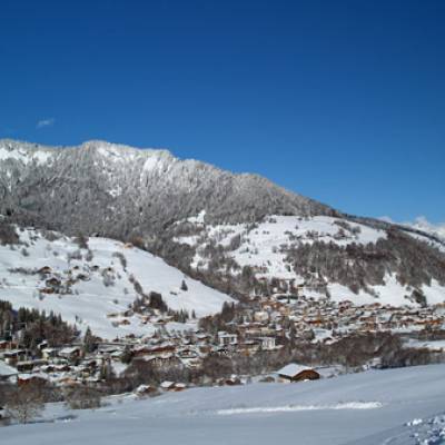 Village de Praz sous la neige le 29 novembre 2010