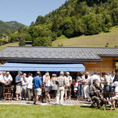 Club-house de l'aire de jeux des Belles le 3 juillet 2011