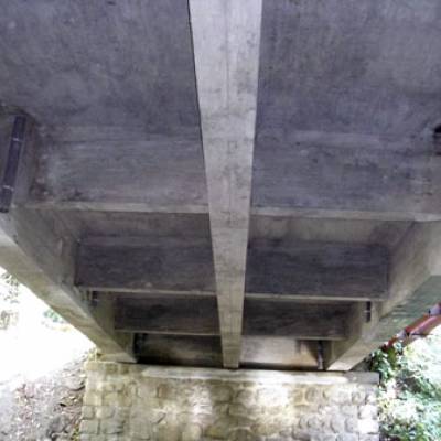 Pont de l'Île après les travaux d'octobre 2011