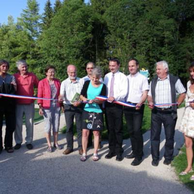 Inauguration du minigolf de Praz sur Arly en juillet 2012
