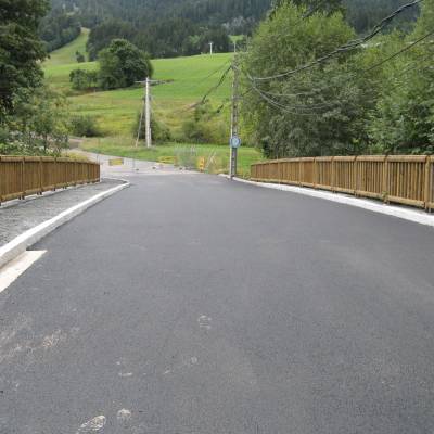 Pont de la Rosière : enrobé du tapis de route achevé le 31 août 2012 - Jean-Paul Jaccaz