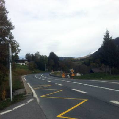Réfection de la RD 1212 : au carrefour du Val soleil le 19 octobre 2012
