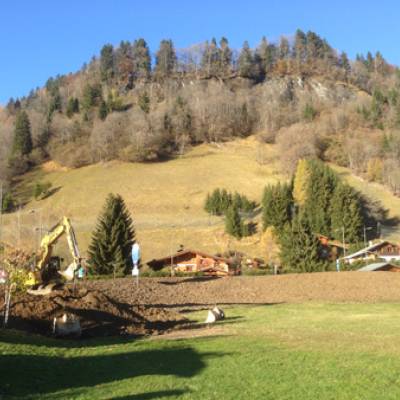 Aménagement de gradins naturels pour faciliter l'organisation de spectacles
