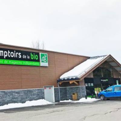 Magasin "Les comptoirs de la bio" ouvert à Praz sur Arly début juillet 2018